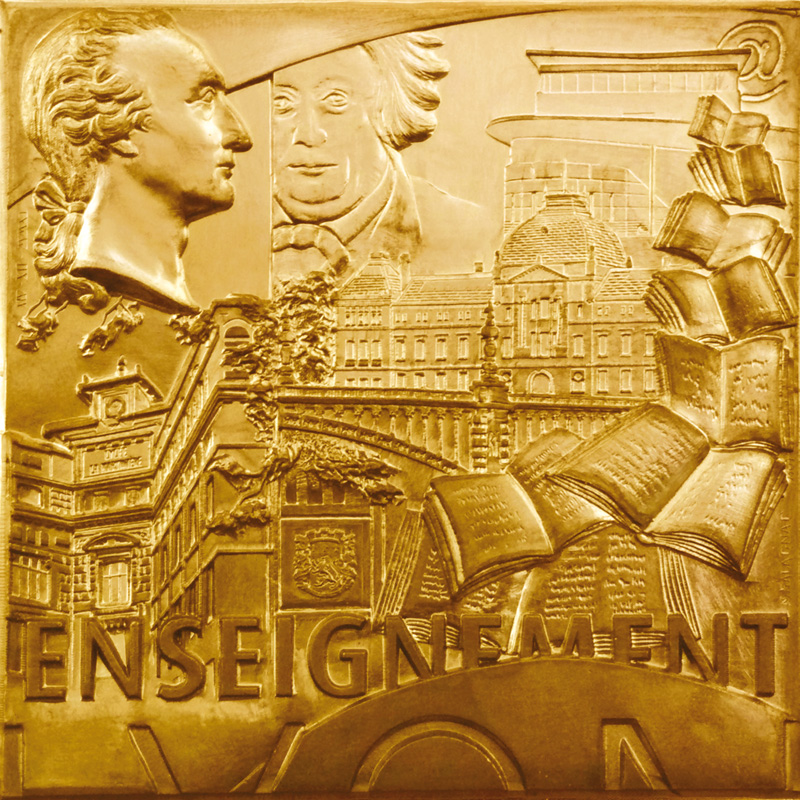 Médaille sur “ l’Enseignement à Lyon”, 2012
