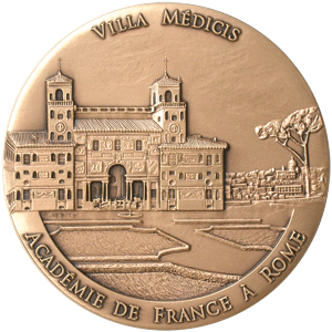 Médaille d’honneur de la Villa Médicis, Académie de France à Rome – 2008