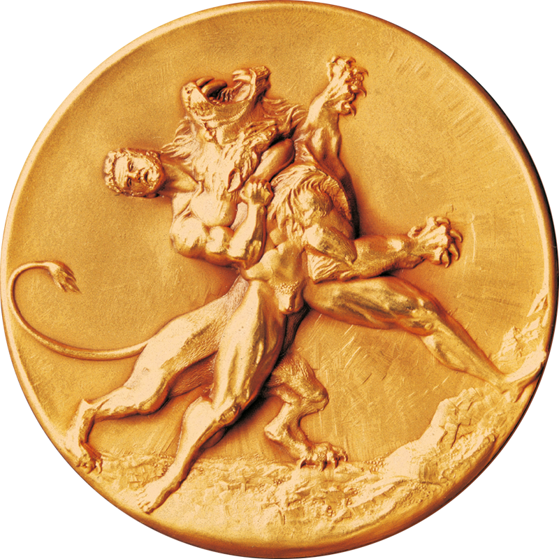 Pièce concours MOF, Hercule terrassant le lion de Némée