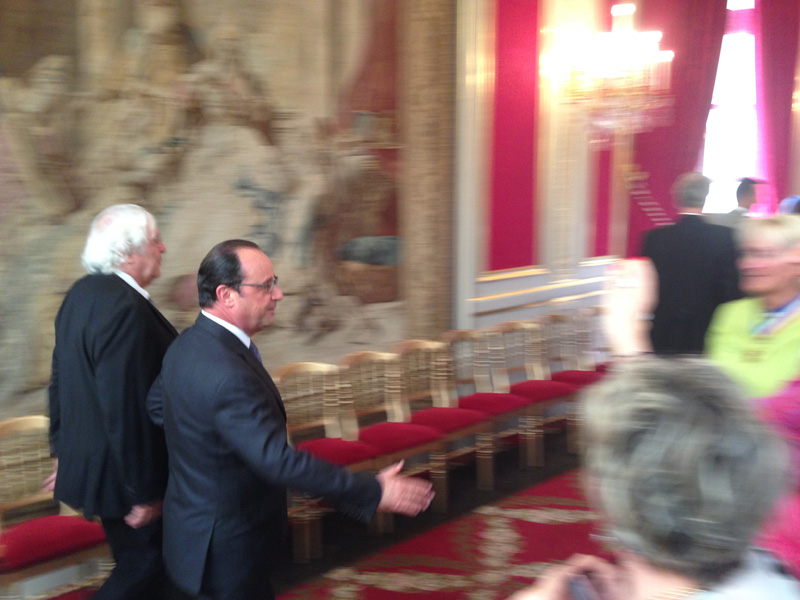 Le Président de la RF François Hollande