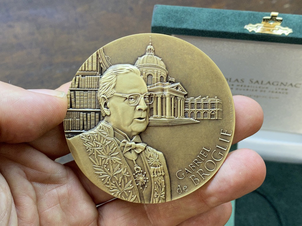 Médaille de Gabriel de BROGLIE – Chancelier honoraire de l’Institut de France