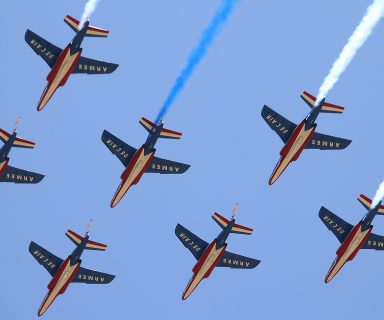 Rencontre avec les pilotes, mécaniciens et équipe de la Patrouille de France