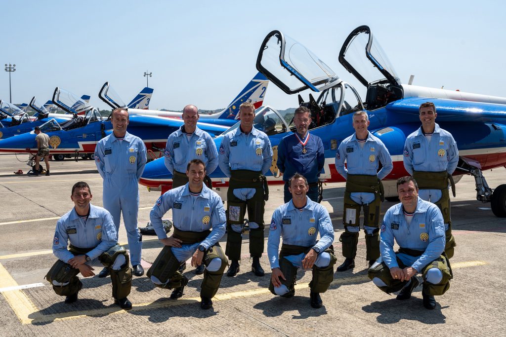 Rencontre avec les pilotes, mécaniciens et équipe de la Patrouille de France