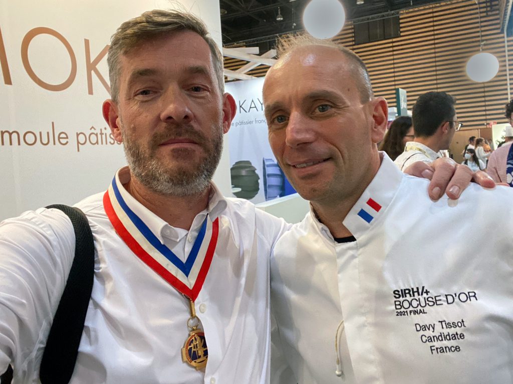 Davy TISSOT MOF 2004 - Bocuse d'or 2021 et Nicolas Salagnac MOF 2000