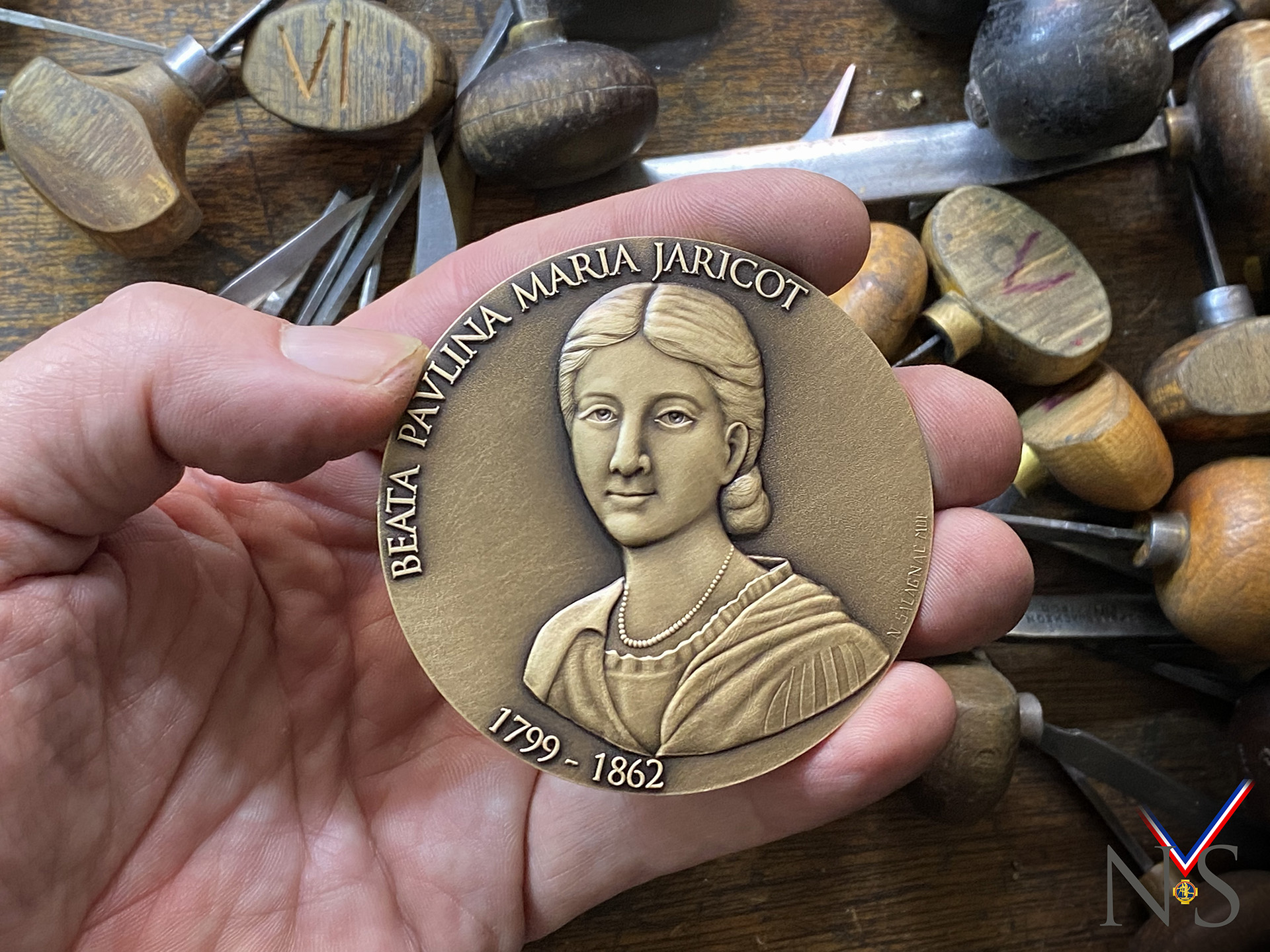 Création d’une nouvelle médaille pour la béatification de Pauline Marie Jaricot